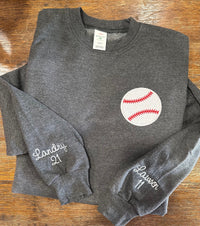 Custom Softball Pocket Sweatshirt