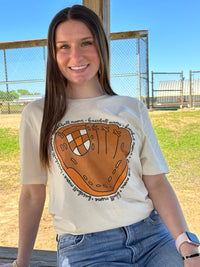 Baseball Mama Glove T-Shirt