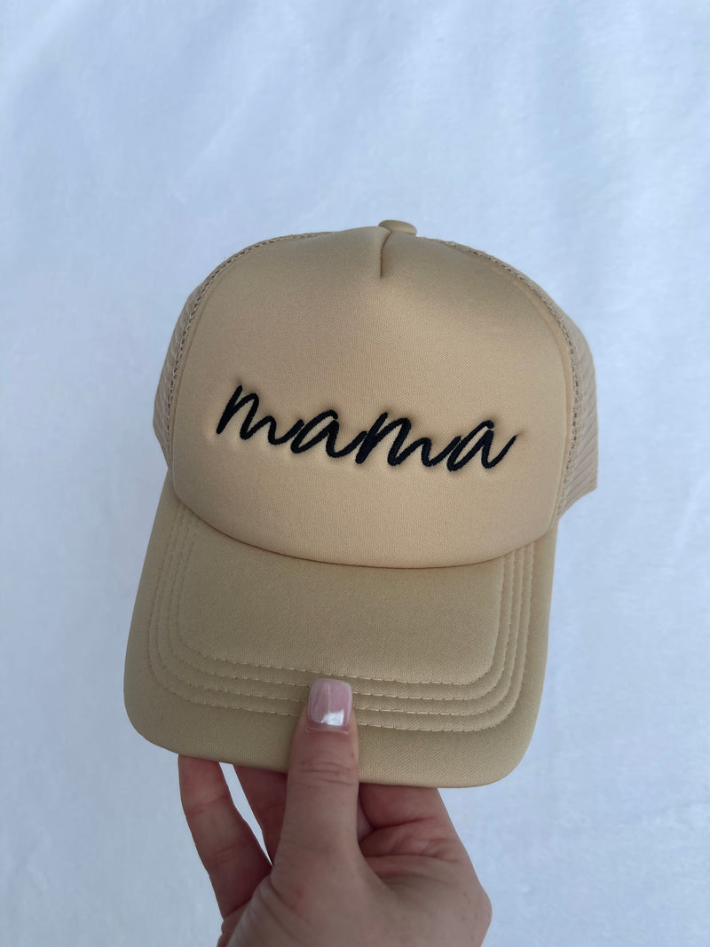 Khaki Mama Foam Trucker Hat