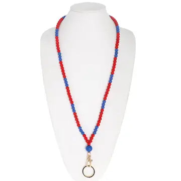 Red And Blue Lanyard