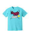 Beauty And The Cleats Comfort Color - Lagoon