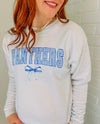 Gingham Panthers Bow Sweatshirt