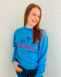 Go Panthers Embroidered Sweatshirt