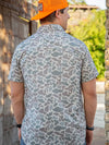 BURLEBO Performance Button Up - Classic Deer Camo