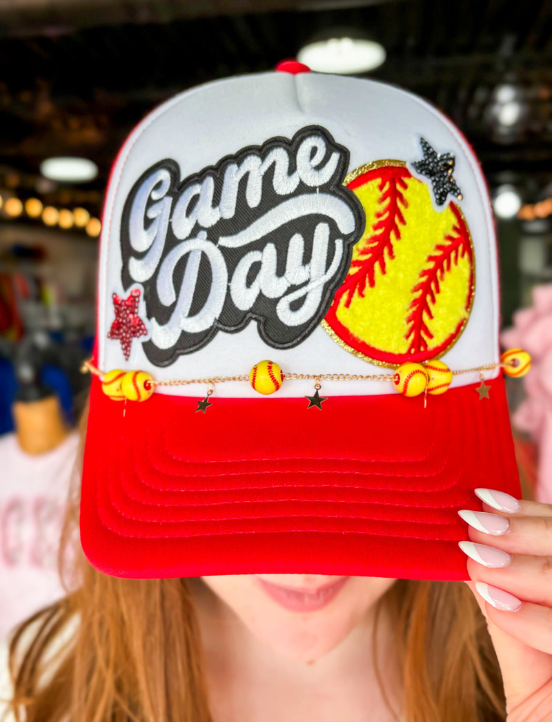 Softball Gameday Patch Trucker Hat