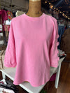 Pink Bow Comfortable Long Sleeve Top