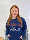 Lady Patriots Softball Stitched Sweatshirt
