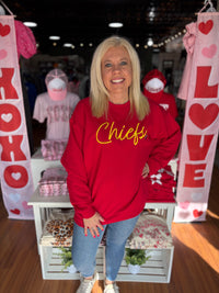 Chiefs Football Embroidery Sweatshirt