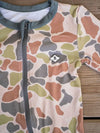 BURLEBO Baby Zip Up - Driftwood Camo