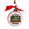 Glory Haus - Teacher Blackboard Puff Ornament