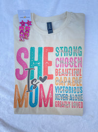 She Is Mom Tee