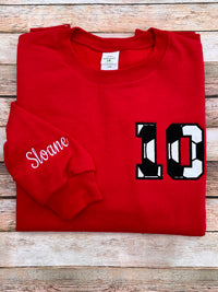 Custom Soccer Number Sweatshirt