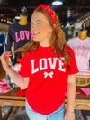 Love Bow Comfort Color Tee