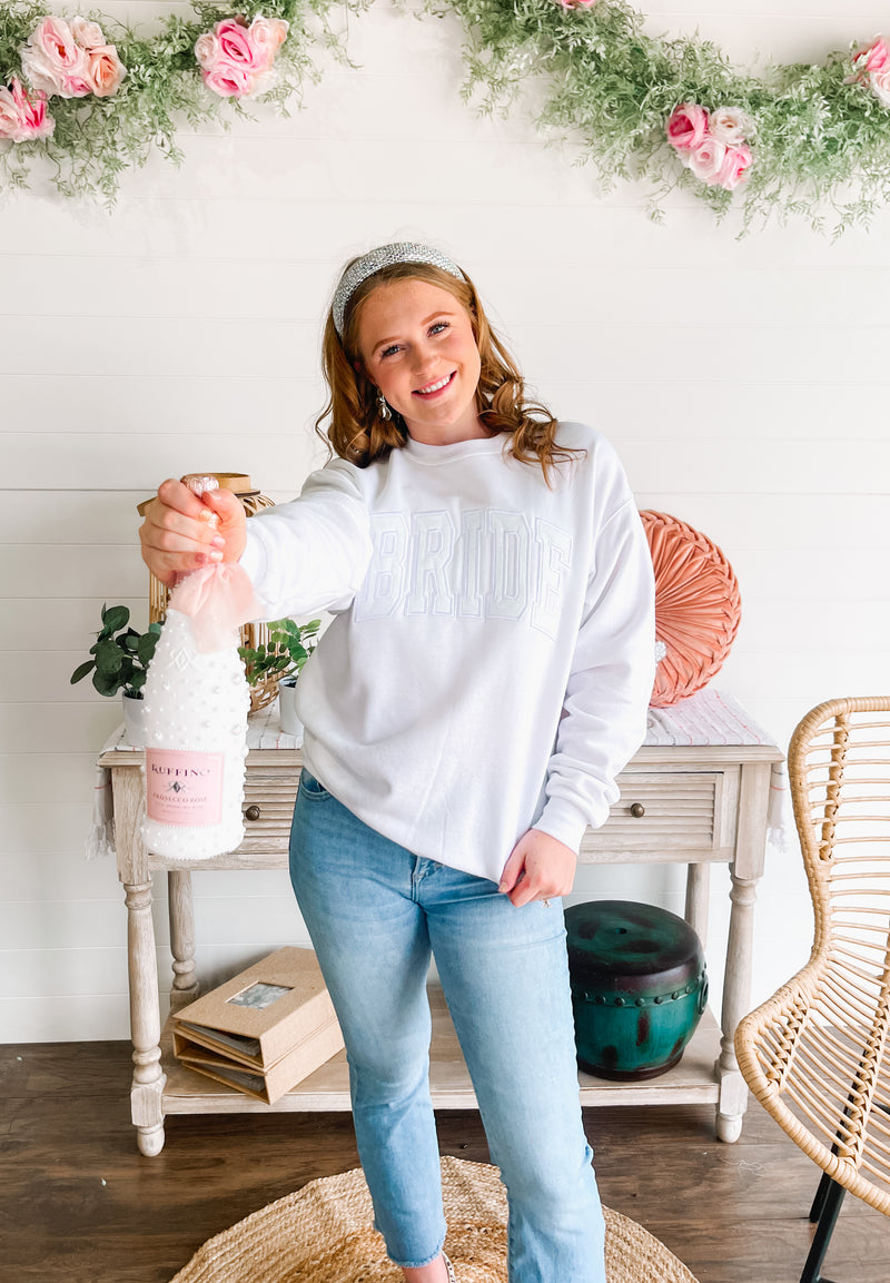 Bride Appliqué Sweatshirt