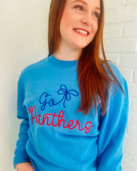 Go Panthers Embroidered Sweatshirt