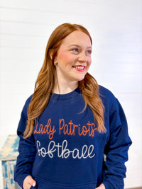 Lady Patriots Softball Stitched Sweatshirt