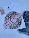 Leopard Mama Rhinestone Tee