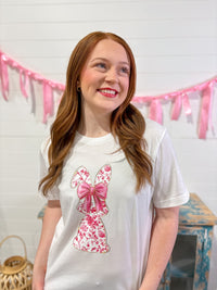 Floral Chinoiserie Bunny Tee