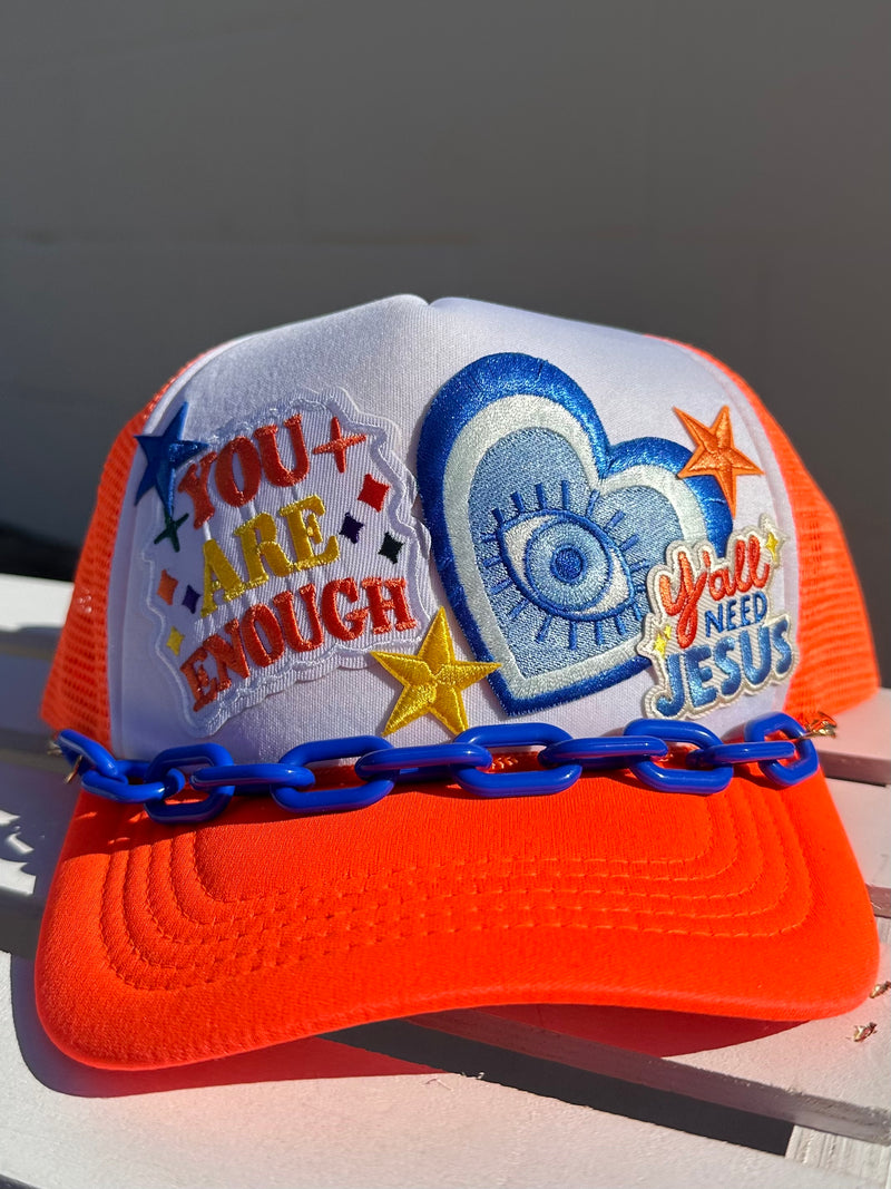 You Are Enough Patch Trucker Hat