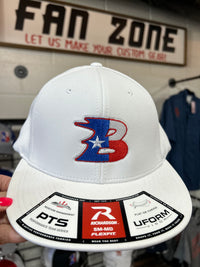 Texas Bullard B Richardson PTS20 Flexfit Hat - White