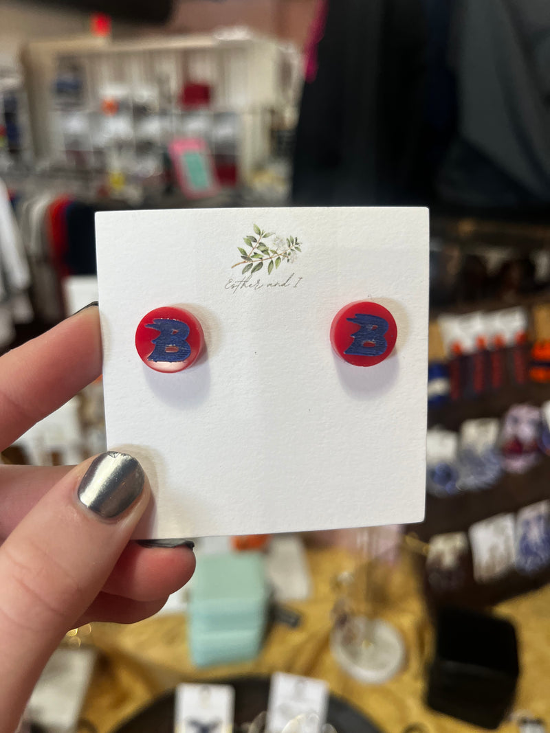 Bullard B Stud Earrings