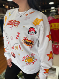 Chiefs Collage Graphic Sweatshirt