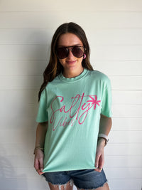 Salty Vibes Mint Tee