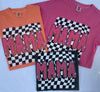 Retro Mama Checkered  T-Shirt