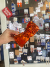 Orange and White Sequin Headband