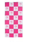 Checker Palm Pool Towel