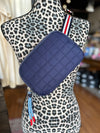 Shiraleah Quilted Ezra Belt Navy