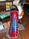 Tie Dye Softball Life Water Bottle