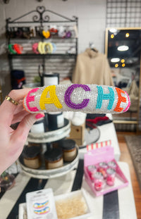 Beaded Teacher Headband