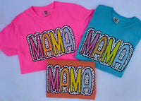 Mama Poka Dot Neon Pink Tee