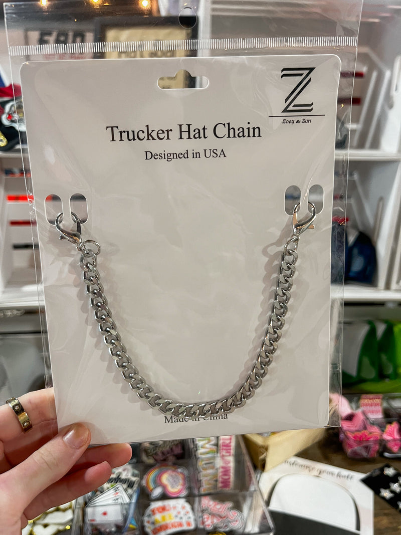 Hat Chain- Silver Link