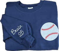 Custom Baseball Pocket Sweatshirt