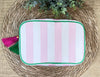 Stripe Cosmetic Bag - Perfect for Monogram