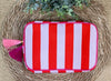 Stripe Cosmetic Bag - Perfect for Monogram