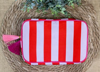 Stripe Cosmetic Bag - Perfect for Monogram