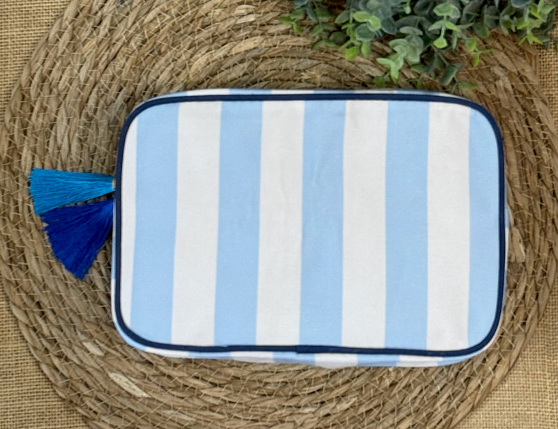 Stripe Cosmetic Bag - Perfect for Monogram