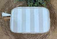 Stripe Cosmetic Bag - Perfect for Monogram
