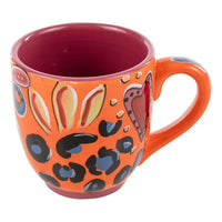 Orange & Pink Art Mug - Glory Haus