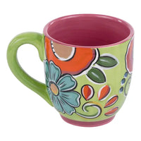 Green Floral Mug - Glory Haus