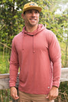 BURLEBO Performance Hoodie - Heather Crimson