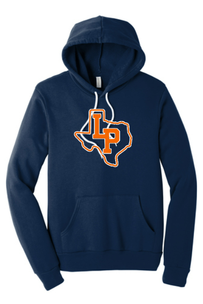 Lady Patriots Bella Hoodie - Navy Design 3