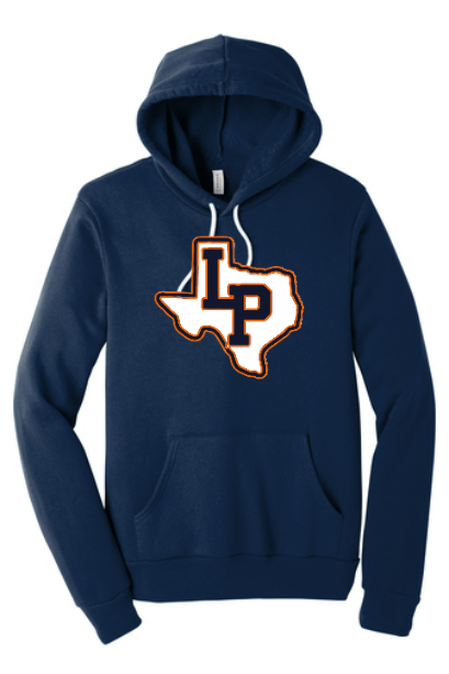 Lady Patriots Bella Hoodie - Navy Design 2