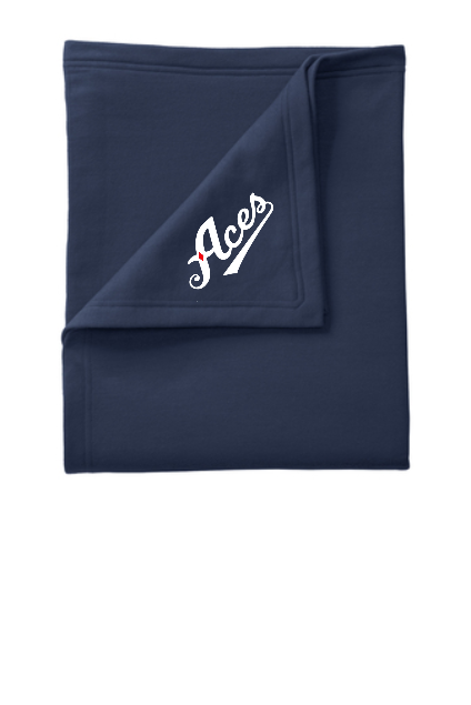 Aces Blanket - navy