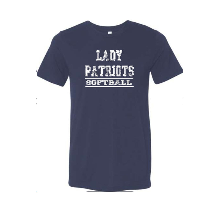 Lady Patriots Baseball Gildan Tee