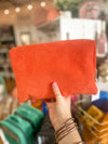 Terry Sol Zip Pouch - Orange