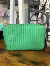 Shiraleah Green Ezra Cosmetic Pouch - Small